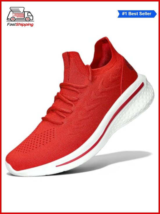 Shoes - ✨ Womens Walking Running Shoes Slip-On Breathable Mesh Athletic Sneakers